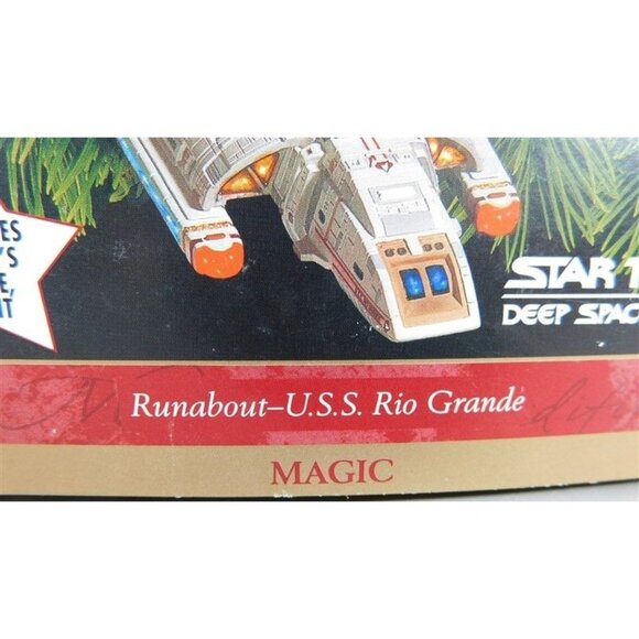 440/1350 Hallmark Keepsake Ornament ~ Runabout - U.S.S. Rio Grande 1999 ~ Star T - Picture 3 of 4